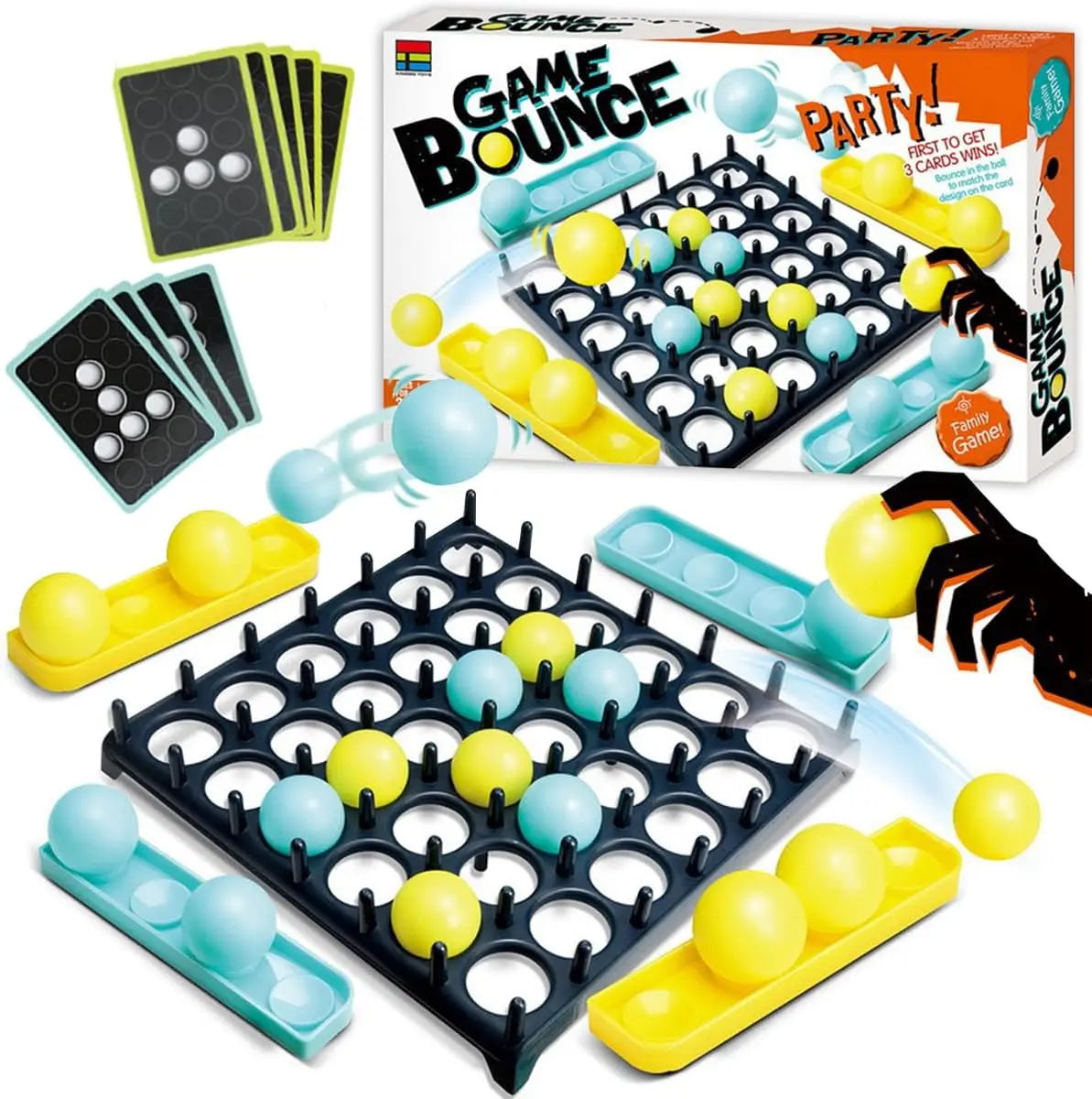 HKM-297811 Interactive Bounce Ball Game for Kids and Family Fun – Ages 5 and Up