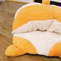 HKM-2978621 Cat Sleeping Bag - Warm Semi-Closed Bed for All Seasons, Cozy Pet Nest, Ideal for Winter Use