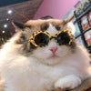 HKM-2978749 Multi-Color Round Frame Sunglasses for Dogs and Cats - UV380 Protection