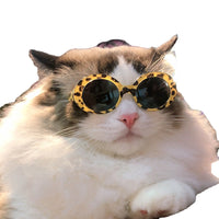 HKM-2978749 Multi-Color Round Frame Sunglasses for Dogs and Cats - UV380 Protection