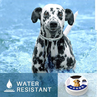 HKM-2979133 Waterproof Adjustable Insect Repellent Collar for Flea and Tick Protection - 70cm Gray Plastic