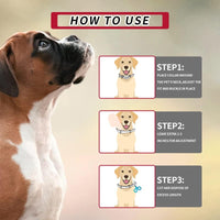 HKM-2979133 Waterproof Adjustable Insect Repellent Collar for Flea and Tick Protection - 70cm Gray Plastic