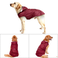 HKM-2979517 Waterproof Large Dog Raincoat with Soft Mesh Polyester for Outdoor Use