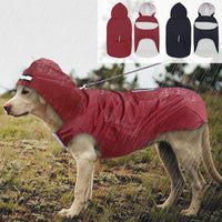HKM-2979517 Waterproof Large Dog Raincoat with Soft Mesh Polyester for Outdoor Use
