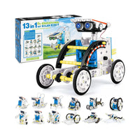 HKM-298003 12 in 1 Solar Powered Robot Kit - Educational DIY Science Toy for Kids and Students