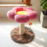HKM-2980413 Cat Climbing Frame with Integrated Sisal Scratching Post and Plush Nest