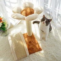 HKM-2980413 Cat Climbing Frame with Integrated Sisal Scratching Post and Plush Nest