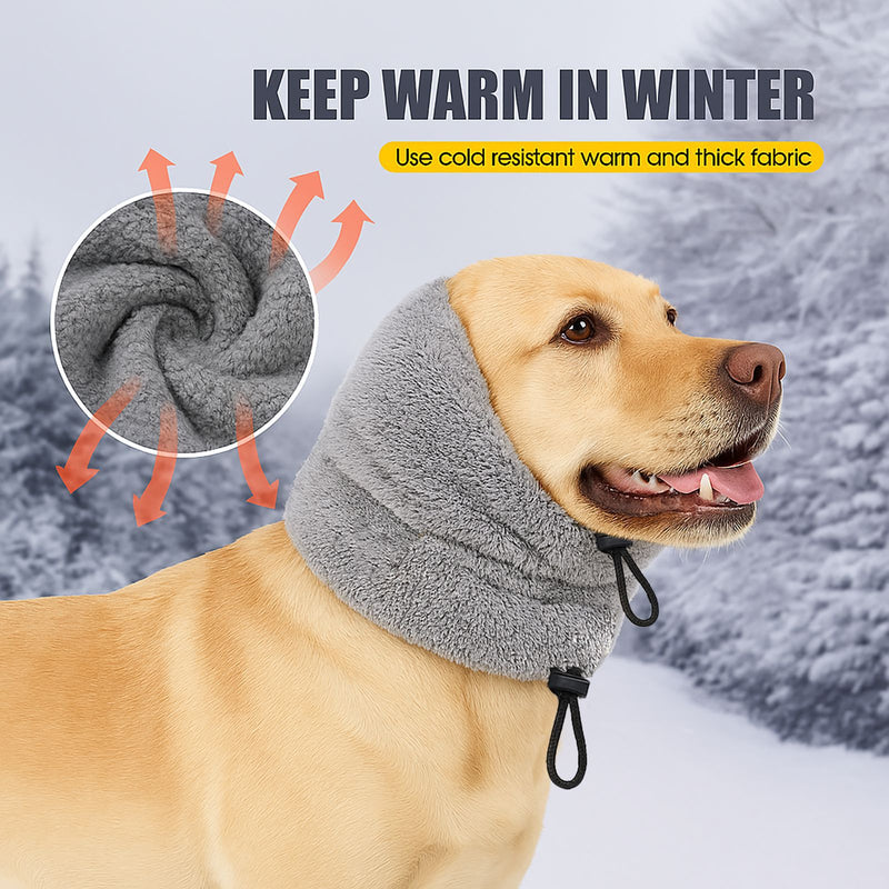 HKM-2981309 Adjustable Dog Head Cover for Warmth and Startle Reaction Prevention