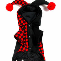HKM-2981309 Funny Clown Costume for Pets - Soft Polyester Shirt with Hat for Dogs and Cats