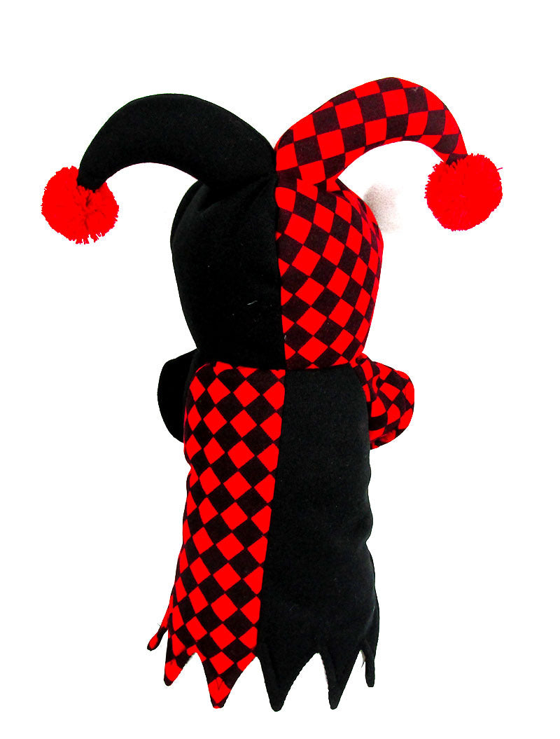 HKM-2981309 Funny Clown Costume for Pets - Soft Polyester Shirt with Hat for Dogs and Cats