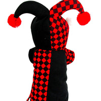 HKM-2981309 Funny Clown Costume for Pets - Soft Polyester Shirt with Hat for Dogs and Cats