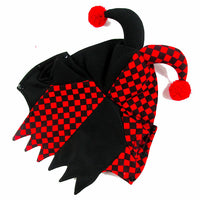 HKM-2981309 Funny Clown Costume for Pets - Soft Polyester Shirt with Hat for Dogs and Cats