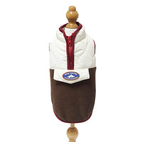 HKM-2981565 Cozy Zippered Waistcoat for Pets - Fleece and Polyester, Available in Multiple Sizes