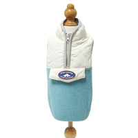 HKM-2981565 Cozy Zippered Waistcoat for Pets - Fleece and Polyester, Available in Multiple Sizes