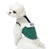 HKM-2981565 Cozy Zippered Waistcoat for Pets - Fleece and Polyester, Available in Multiple Sizes