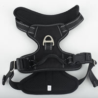 HKM-2981949 Large Multi-Color Nylon Dog Harness with Handheld Rope for Commuting
