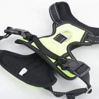 HKM-2981949 Large Multi-Color Nylon Dog Harness with Handheld Rope for Commuting