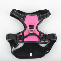 HKM-2981949 Large Multi-Color Nylon Dog Harness with Handheld Rope for Commuting