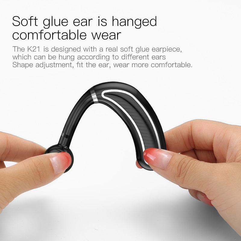 HKM-298195 Wireless Bluetooth Headset with User-Friendly Controls and Comfortable Fit