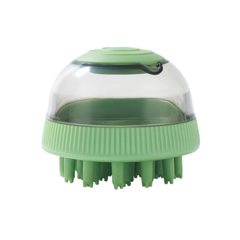 HKM-2982717 2-in-1 Pet Bath Brush Replacement Head - ABS Material for Dogs in Green, Purple, Blue