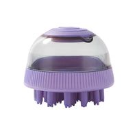HKM-2982717 2-in-1 Pet Bath Brush Replacement Head - ABS Material for Dogs in Green, Purple, Blue