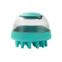 HKM-2982717 2-in-1 Pet Bath Brush Replacement Head - ABS Material for Dogs in Green, Purple, Blue