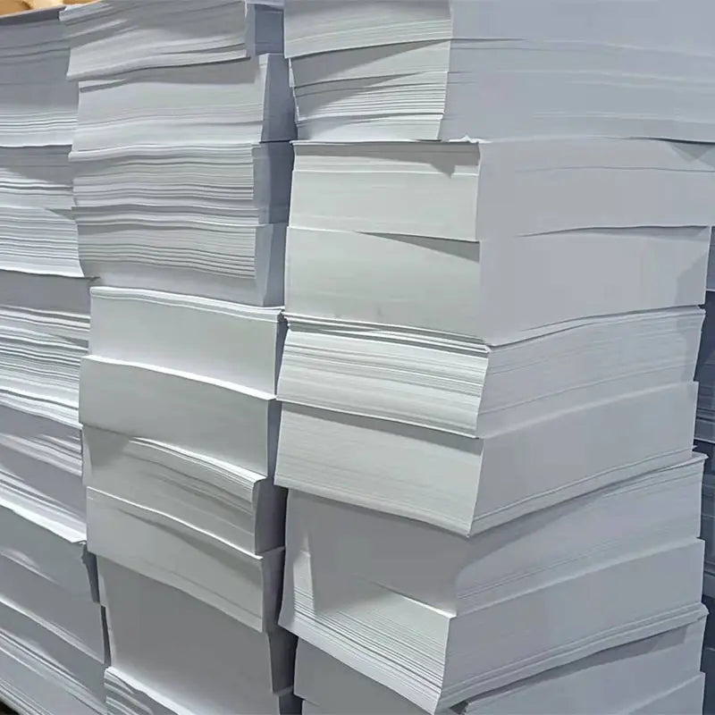 HKM-298451 A4 Copy Bond Printing Paper - Available in 70gsm, 75gsm, 80gsm Thickness, Ideal for Office Use