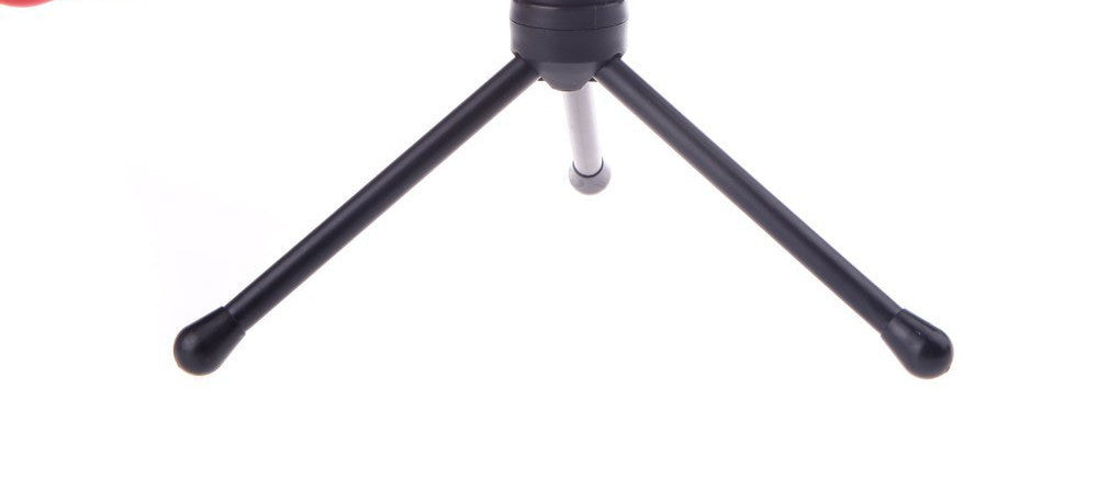 HKM-298515 Wired Microphone with Clip for Chatting, Singing, and Karaoke - 5.2 Inch Mini Mic with 6.07 Feet Cable