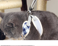 HKM-2986173 Adjustable Cat Harness with Leash ¨C Available in Pink, Blue, Beige, and Gray Options