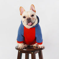 HKM-2987453 Cozy Cotton Coat for Small to Medium Dogs in Red, Perfect for Autumn and Winter