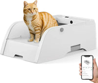 HKM-298771 Automatic Self-Cleaning Cat Litter Box with 6L Capacity – Easy Maintenance Smart Toilet