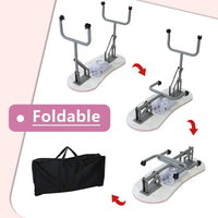 HKM-299027 Portable Rolling and Single Manicure Tables for Versatile Nail Care Solutions