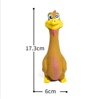HKM-2991293 Interactive Duck Shaped Latex Dog Chew Toy – Squeaky, Durable, Eco-Friendly, Perfect for Indoor and Outdoor Play