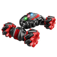 HKM-299155 Remote Control Twist Car with Gesture Induction, Lights, and Music - 2.4GHz Dual Remote Stunt Car for Outdoor Fun