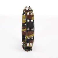 HKM-2992445 Camouflage Canvas Spiked Dog Collar in Multiple Sizes