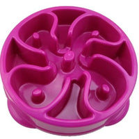 HKM-2992829 Puzzle Anti-Smashing Slow Feeder Dog Bowl for All Breeds, 28x28x5cm ABS Material