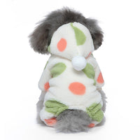 HKM-2993213 Lamb Velvet Polka Dot Double Layer Thermal Jumpsuit for Dogs