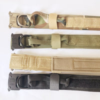 HKM-2994621 Nylon Dog Collars for Medium and Large Dogs in Khaki, Black, and Army Green