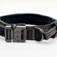 HKM-2994621 Nylon Dog Collars for Medium and Large Dogs in Khaki, Black, and Army Green