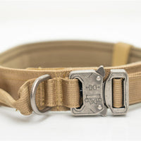HKM-2994621 Nylon Dog Collars for Medium and Large Dogs in Khaki, Black, and Army Green