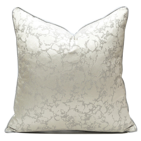 HKM-299603 Clouds Gray and White Soft Cushion Pillowcase, Removable and Washable, 45x45cm