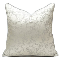 HKM-299603 Clouds Gray and White Soft Cushion Pillowcase, Removable and Washable, 45x45cm