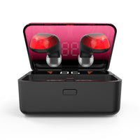 HKM-299667 Wireless Headset with Digital Display and Gradient Colors - Bluetooth 5.0, Stereo Sound, Voice Control, Multi-Point Connection