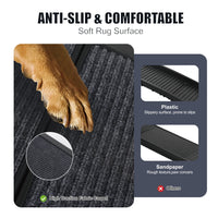 HKM-2996797 Portable Dog Ramp for Car - 71" Long, 19.5" Wide, Non-Slip Surface, Supports Up to 250 lbs