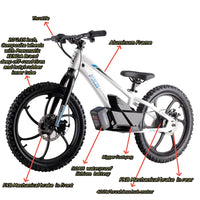 HKM-299731 Electric Bike with 36V Lithium Battery, 400W Motor, 2-Speed Gears, and Disc Brakes, Suitable for City Riding