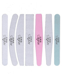 HKM-299795 Nail Sand Strips for Effective Polish Removal - Variety Pack of Shapes and Sizes