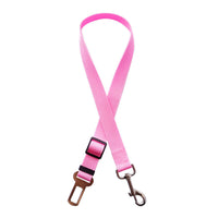 HKM-2998205 Adjustable Pet Car Safety Belt for Dogs and Cats - Durable Nylon Clip Harness for Vehicle Restraint
