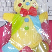 HKM-2999229 Gingerbread Man Plush Dog Toy - Blue & Pink Christmas Sounding Toy (23x20x5cm)