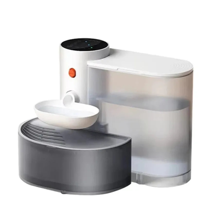HKM-299923 Wireless Automatic Cat Water Fountain with Rechargeable Dispenser for Pet Hydration