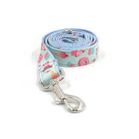 HKM-300179 Pet Collar and Leash Set with Bow ¨C Macaron Color, Adjustable Sizes XS to XL
